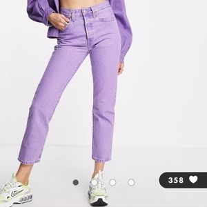 Levi's 501 orriginal cropped jeans 25